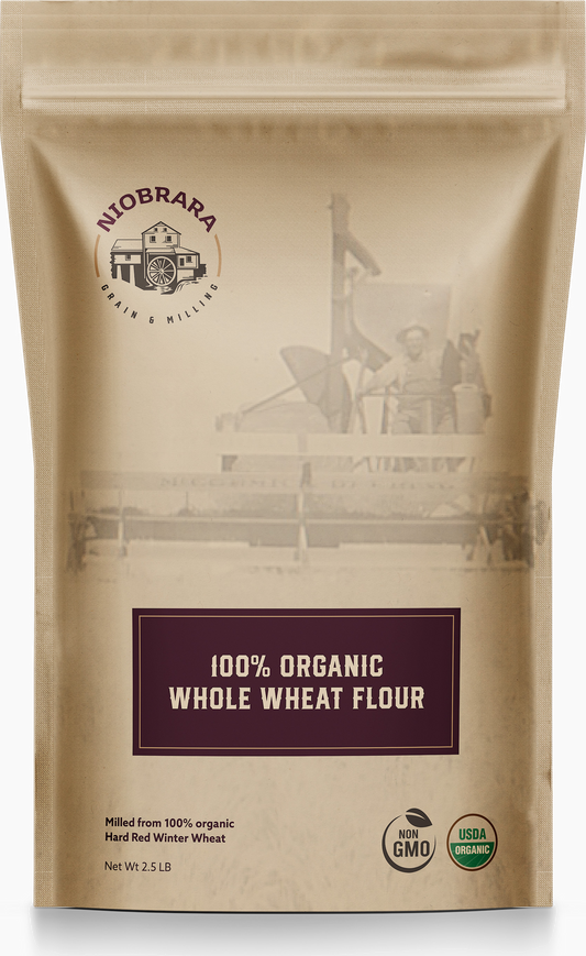 100% Organic Whole Wheat Flour